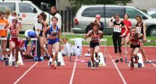 Start utrke na 60 m za pionirke U14